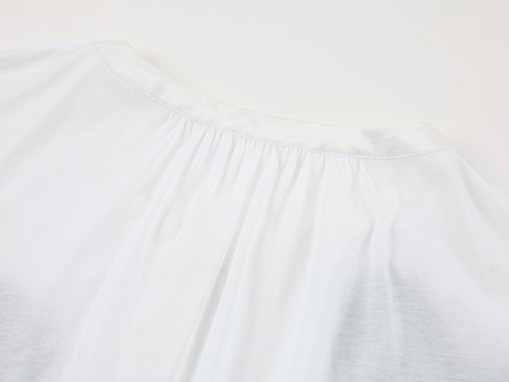 Graffiti bow henley T shirt