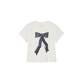 Oil painting bow T shirt
