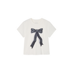 Oil painting bow T shirt