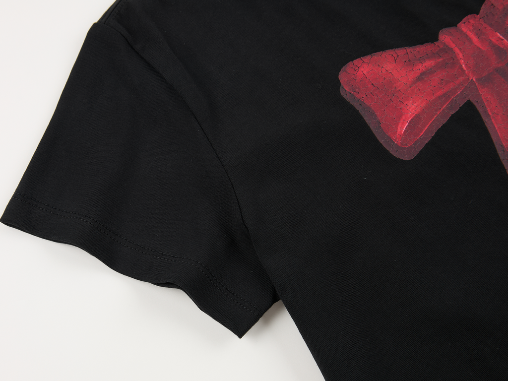 Oil painting bow T shirt