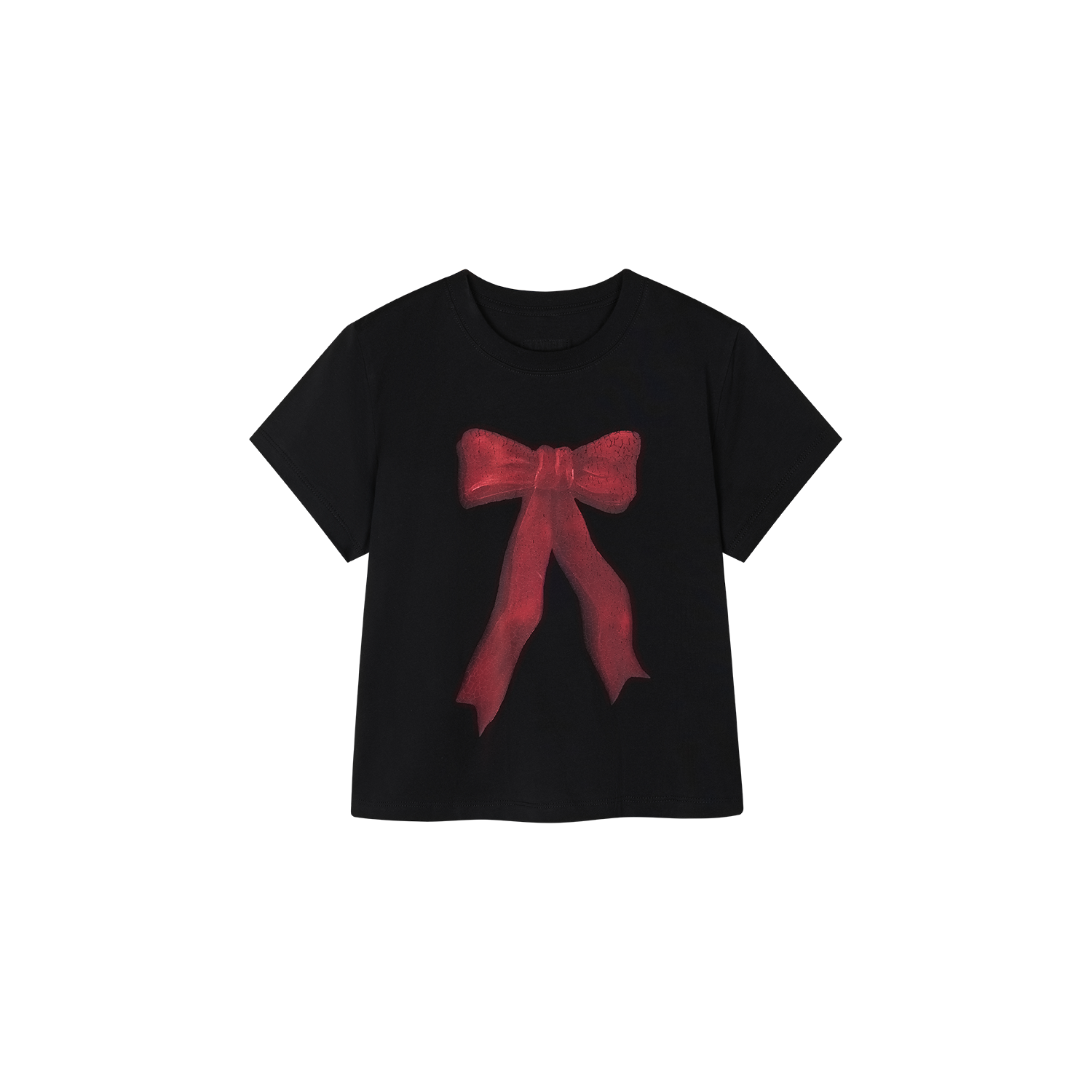 Oil painting bow T shirt