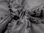 Cold dyed ribbon shirt dress