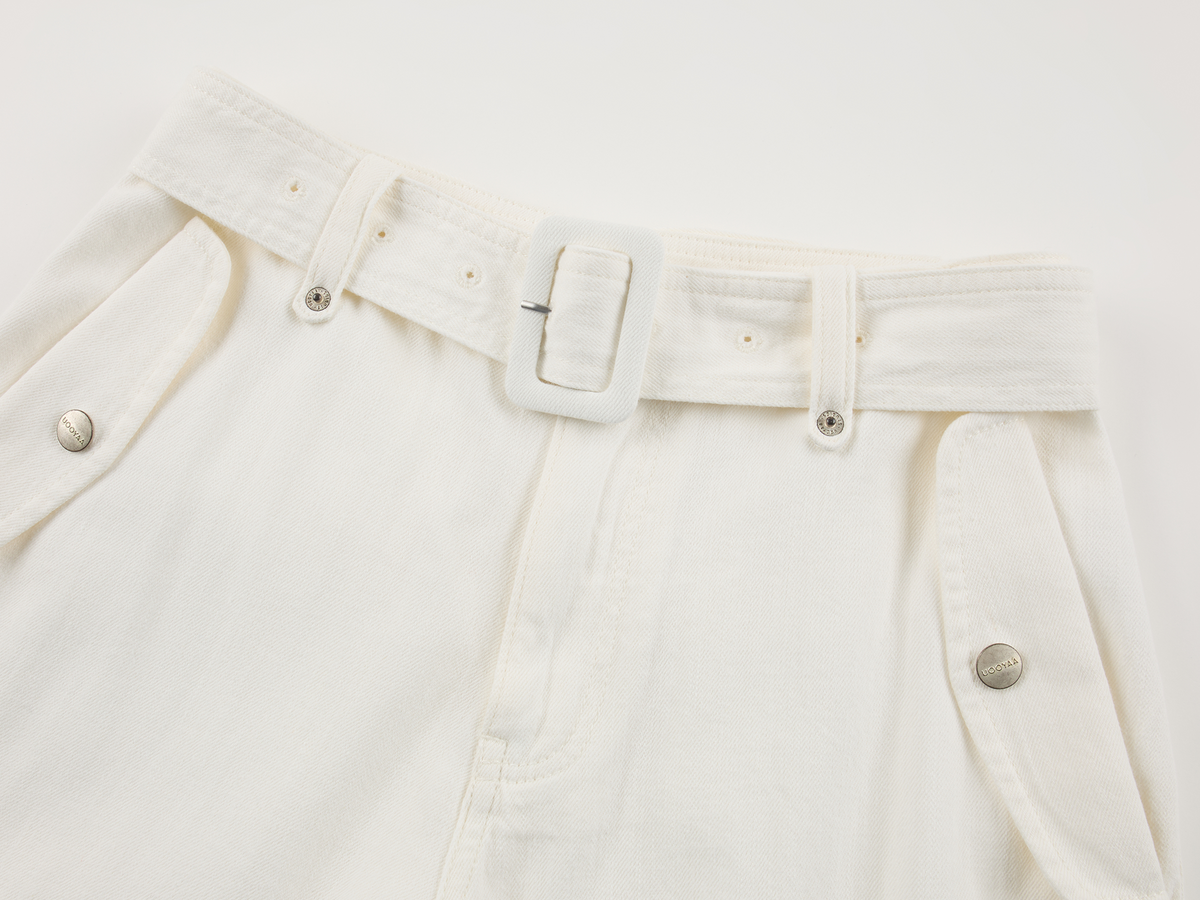 Belted cargo pants