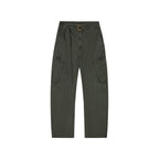 Curved leg cargo pants