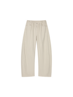 Ruched curved jeans