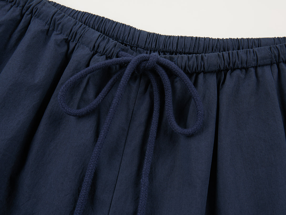 Openwork embroidered shorts
