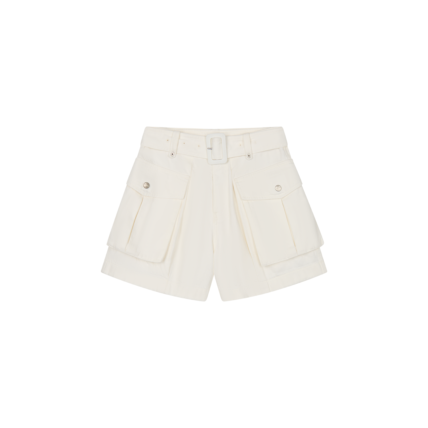 Belted cargo shorts