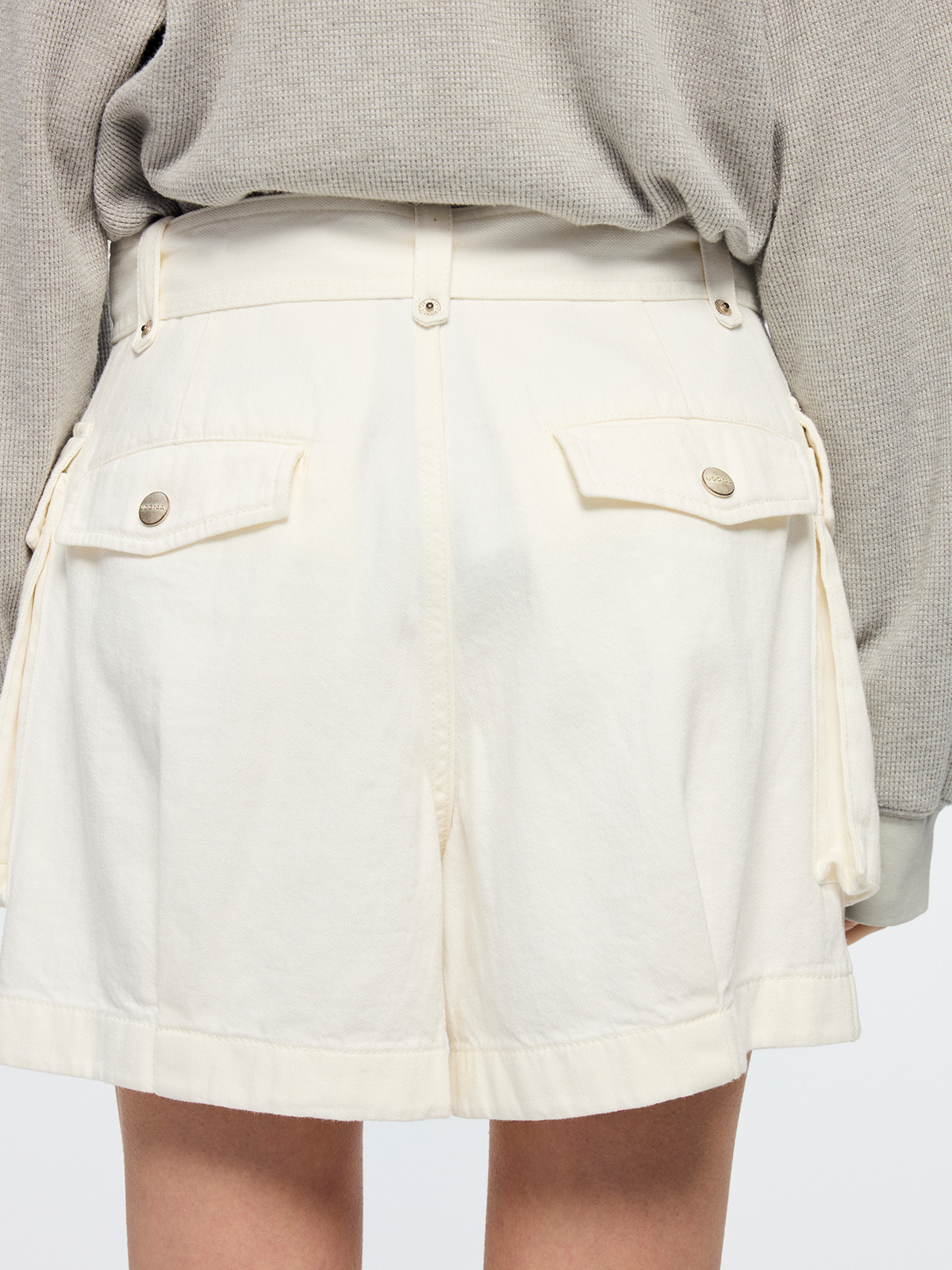 Belted cargo shorts