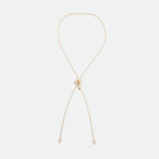 Bow Twist-Chain Adjustable Long Necklace