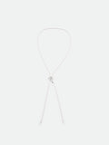 Bow Twist-Chain Adjustable Long Necklace