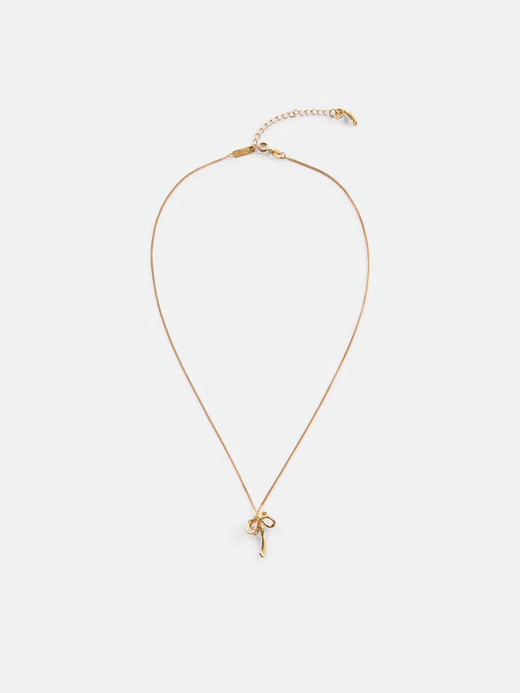 Mini Bow Fine Chain Necklace