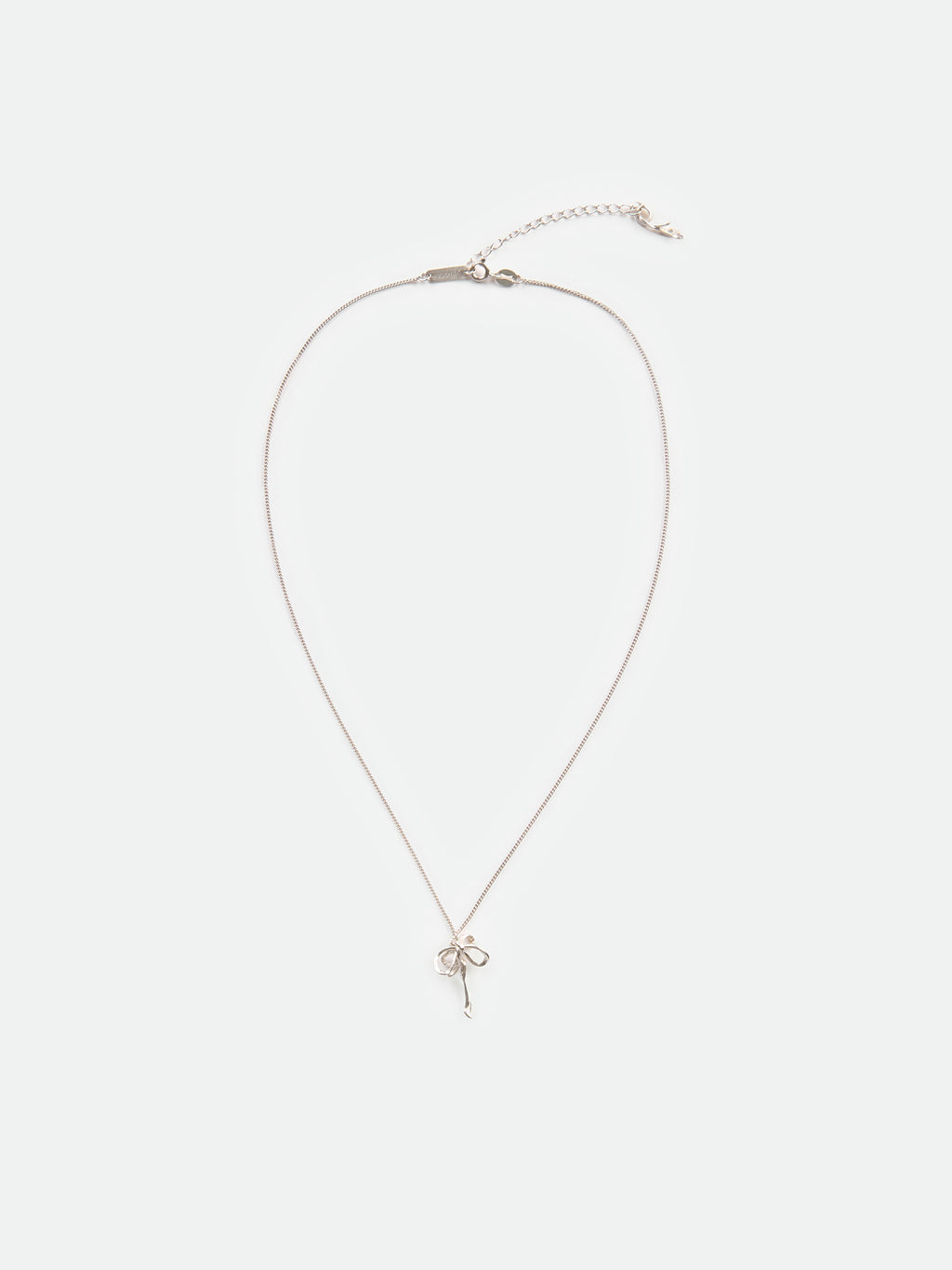 Mini Bow Fine Chain Necklace