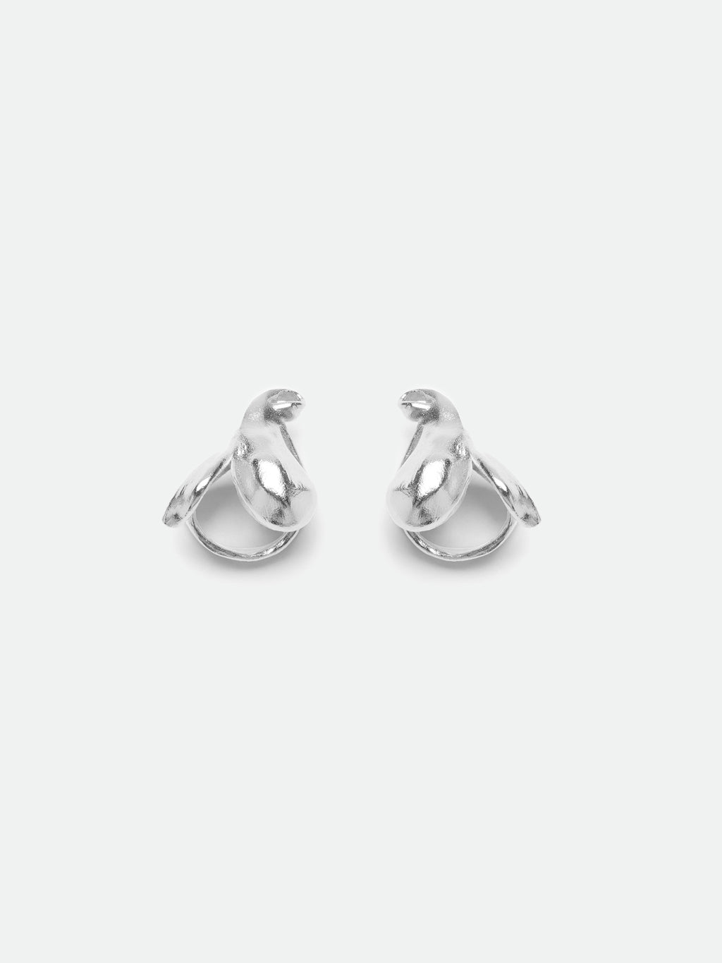 Baroque Ribbon Stud Earrings