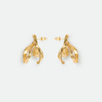 Half-Bow Stud Earrings