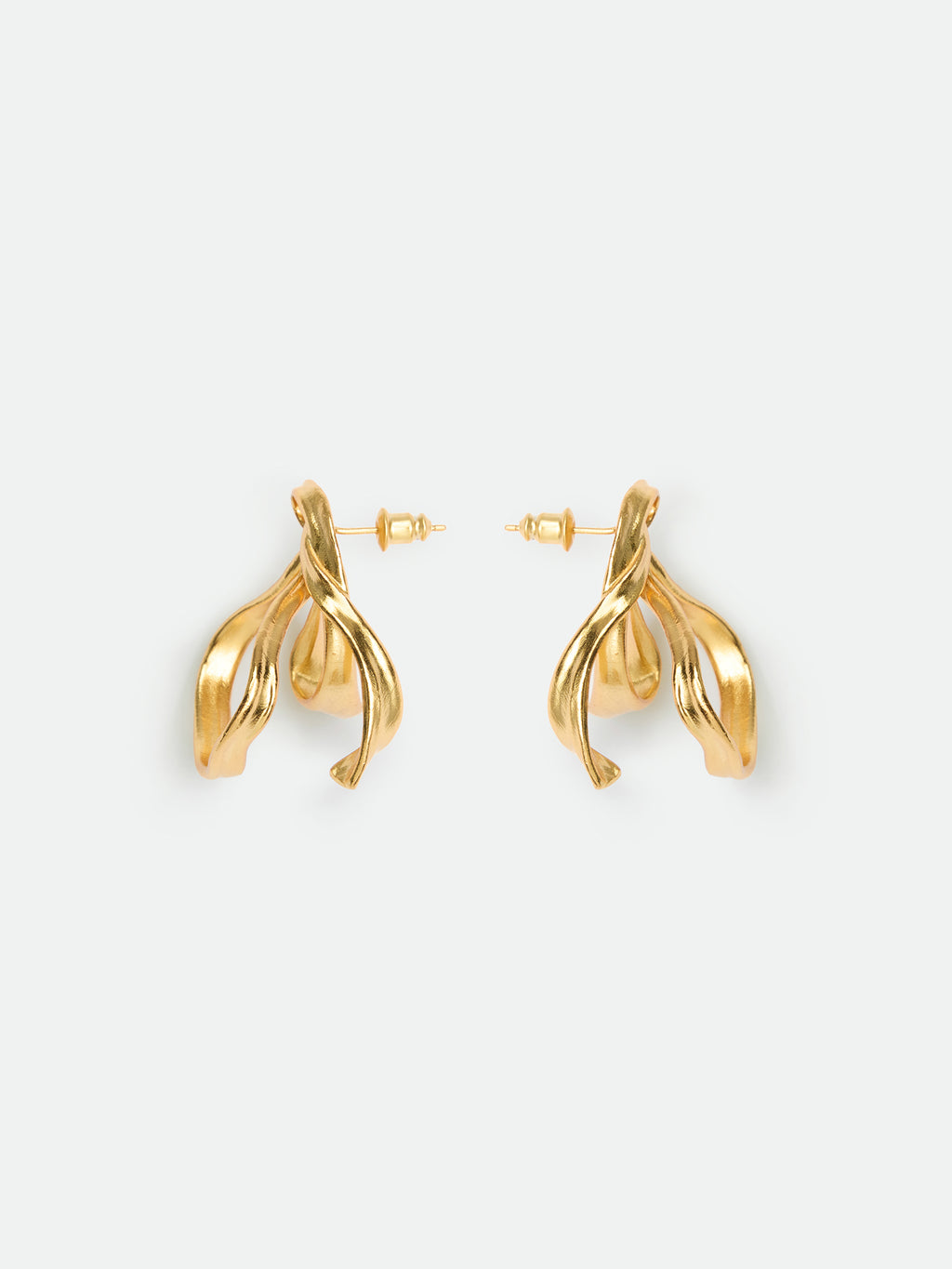 Half-Bow Stud Earrings