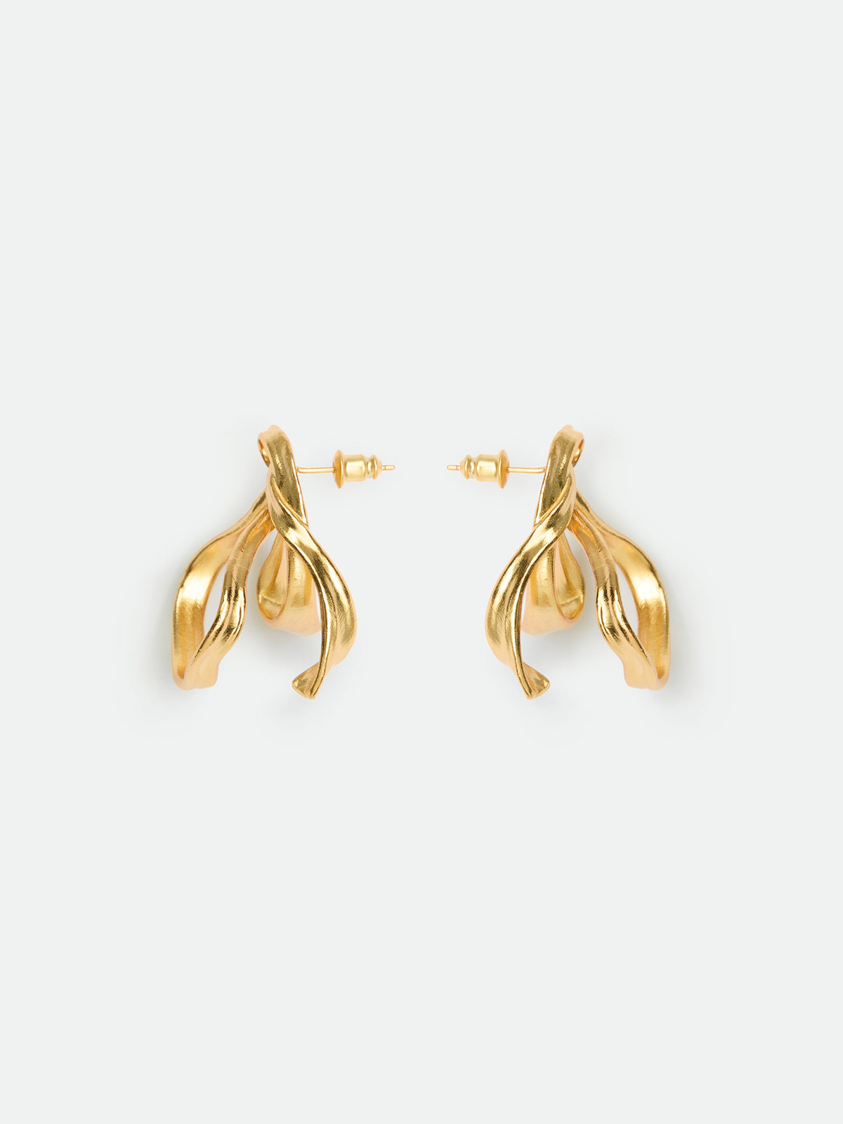 Half-Bow Stud Earrings