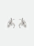 Half-Bow Stud Earrings