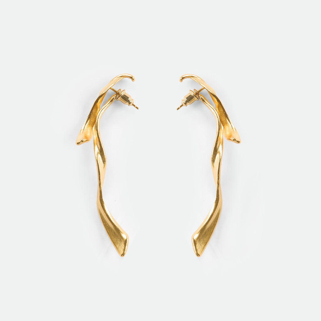 Bow Ribbon Stud Earrings