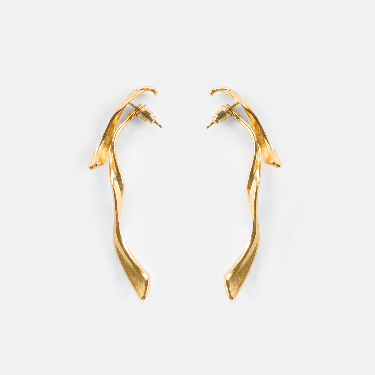 Bow Ribbon Stud Earrings