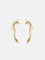 Bow Ribbon Stud Earrings