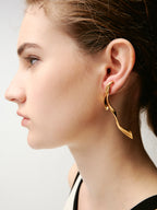 Bow Ribbon Stud Earrings