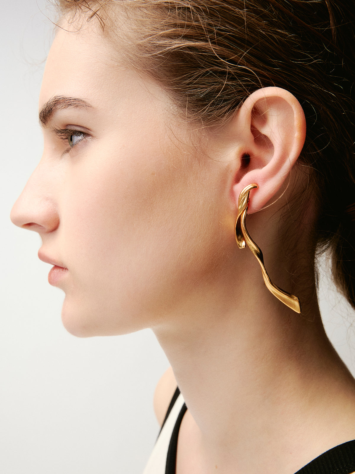 Bow Ribbon Stud Earrings