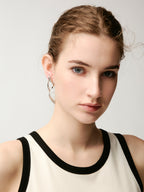 Bow Ribbon Stud Earrings