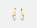 Baroque Pearl Bow Earrings