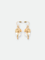 Baroque Pearl Bow Earrings
