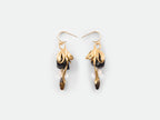 Crystal Embellished Bow Earrings