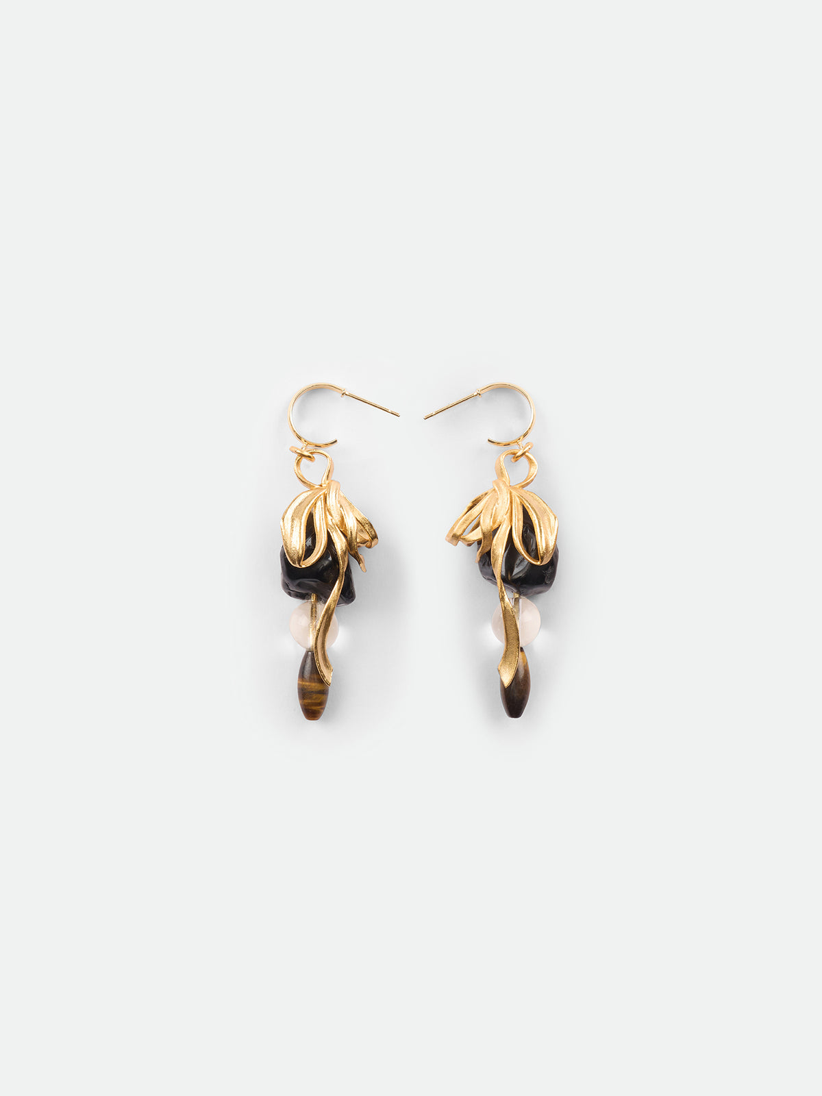 Crystal Embellished Bow Earrings