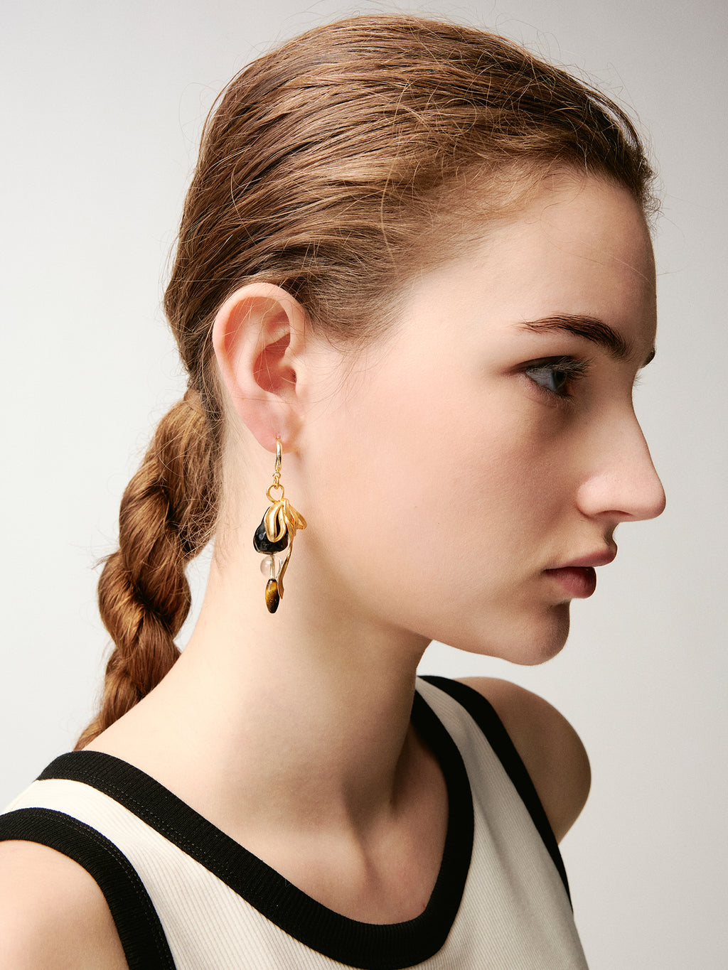 Crystal Embellished Bow Earrings