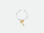Sliding Bow Open Bracelet