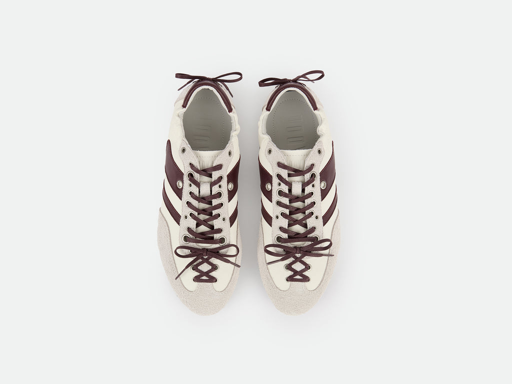 Ancora red leather sneakers