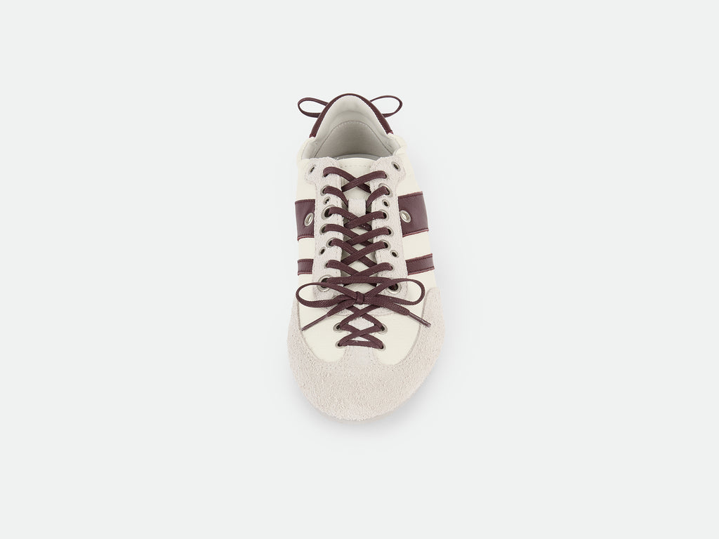 Ancora red leather sneakers