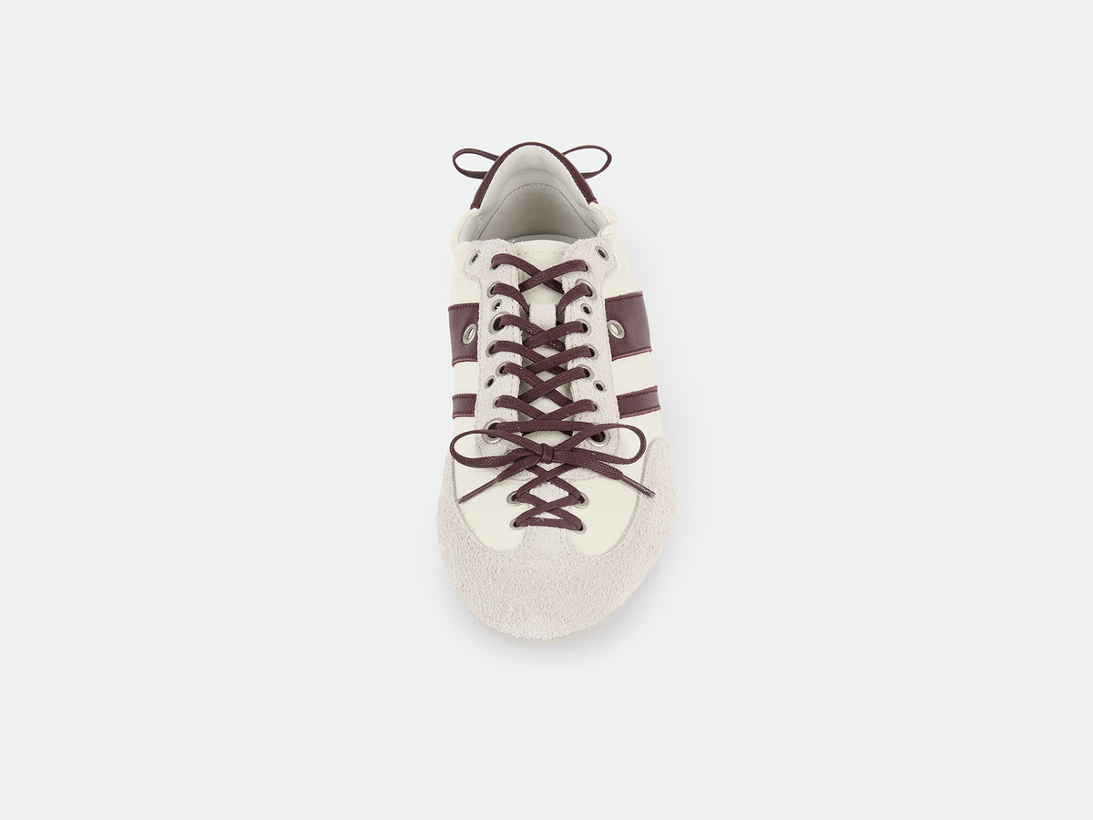Ancora red leather sneakers