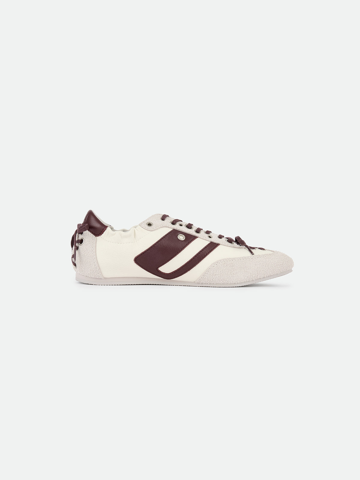 Ancora red leather sneakers