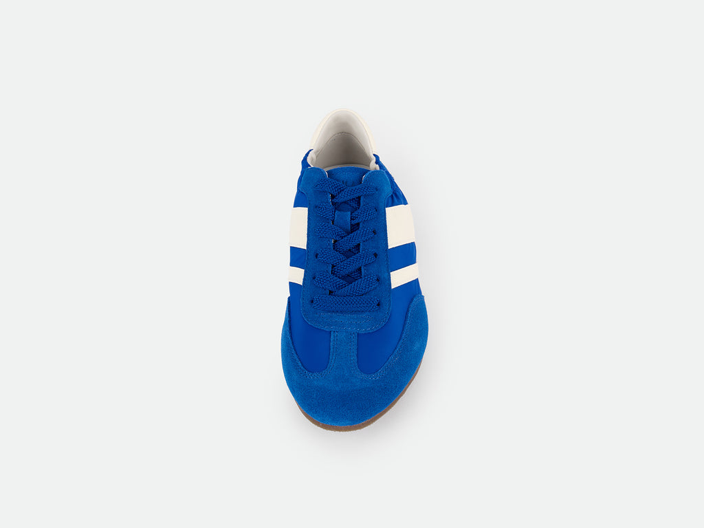 Klein blue leather sneakers