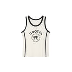 Flocked bow tank top