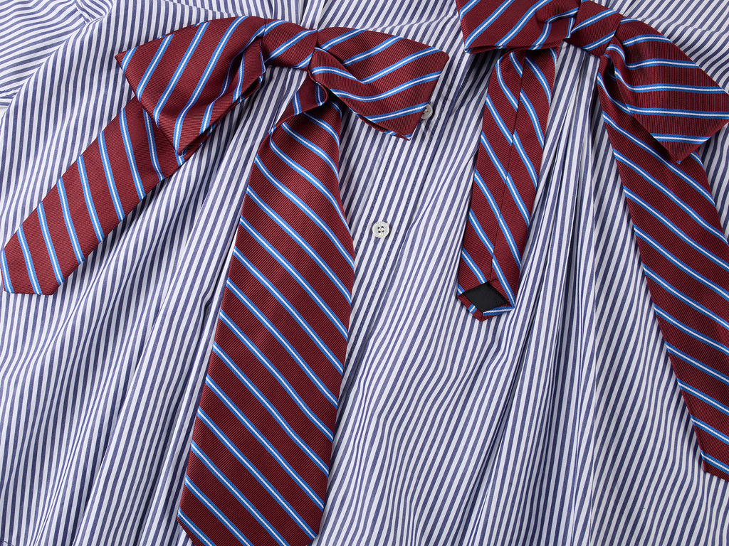 3D tie bow shirt