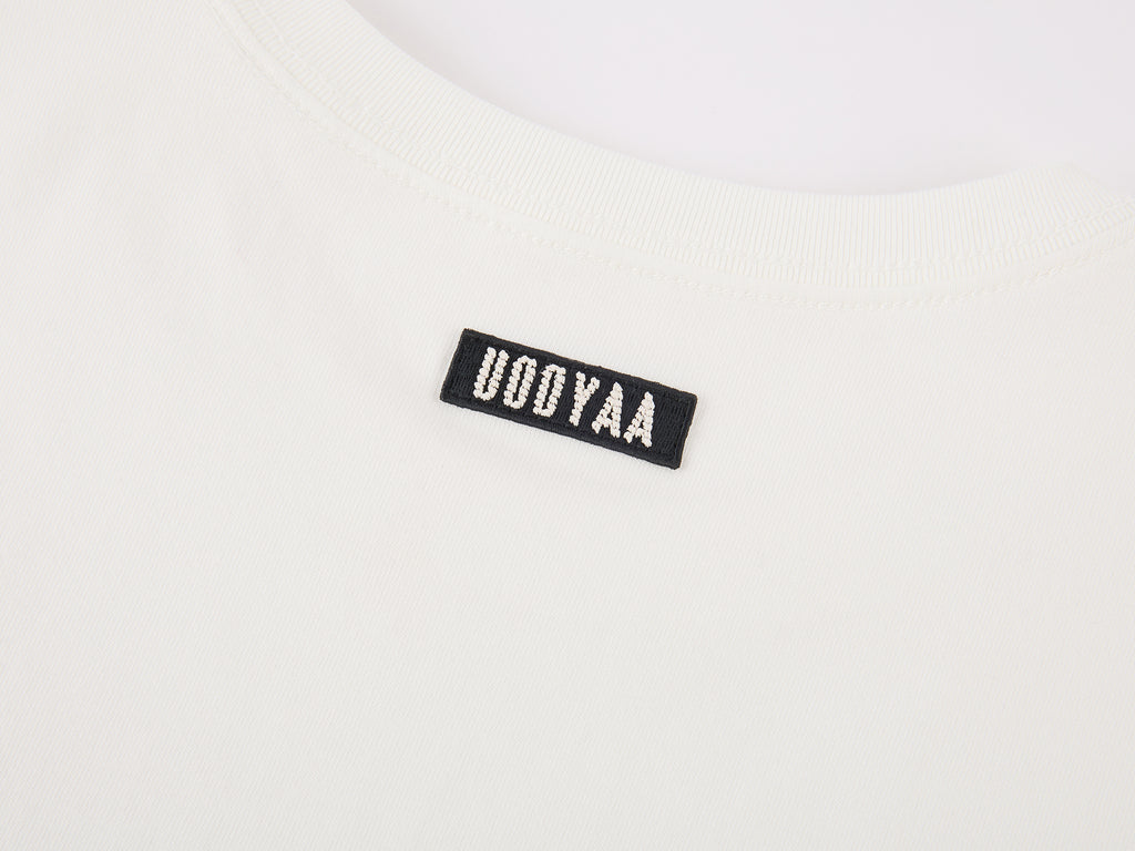 Beaded embroidered sporty cherry T-shirt