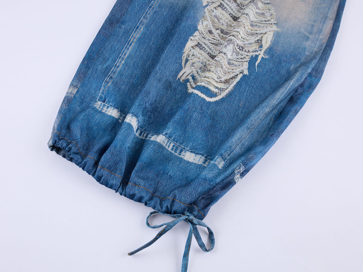 Pearl chain print bloomers