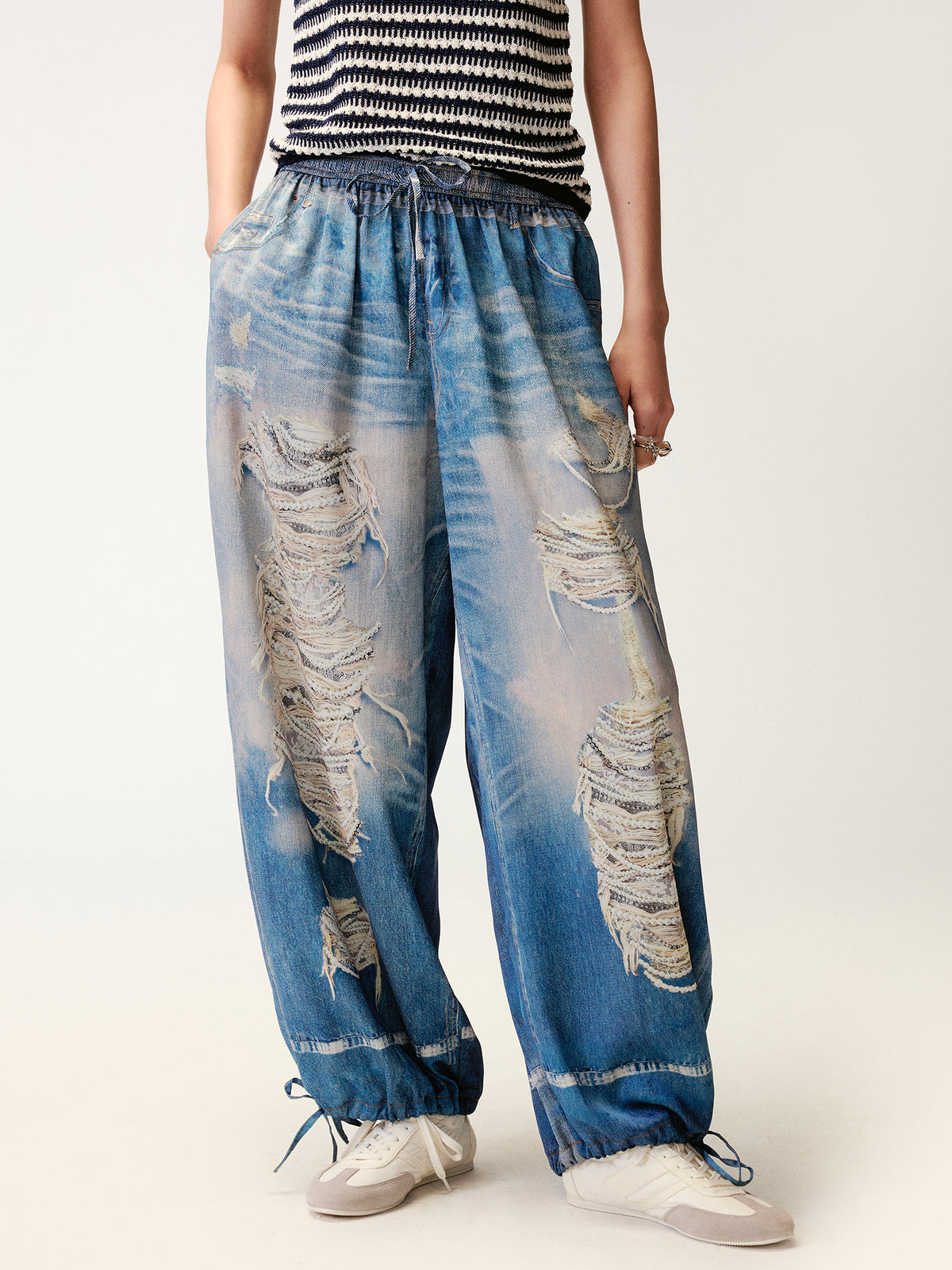 Pearl chain print bloomers