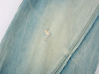 3D twisted seam jeans