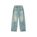 3D twisted seam jeans