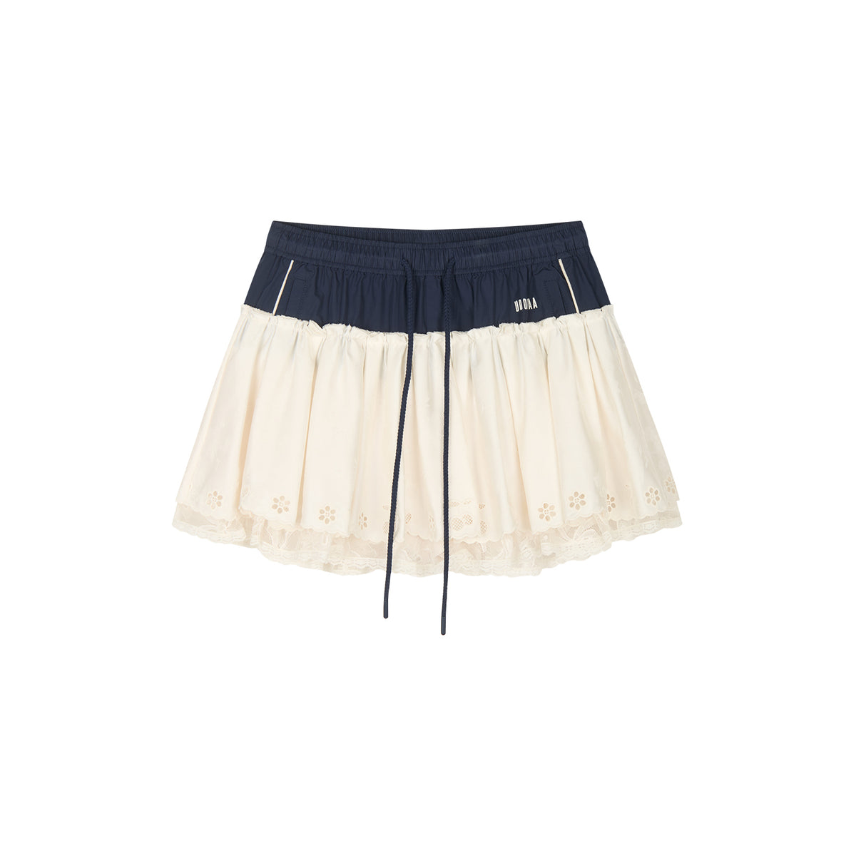 Patchwork mini skirt