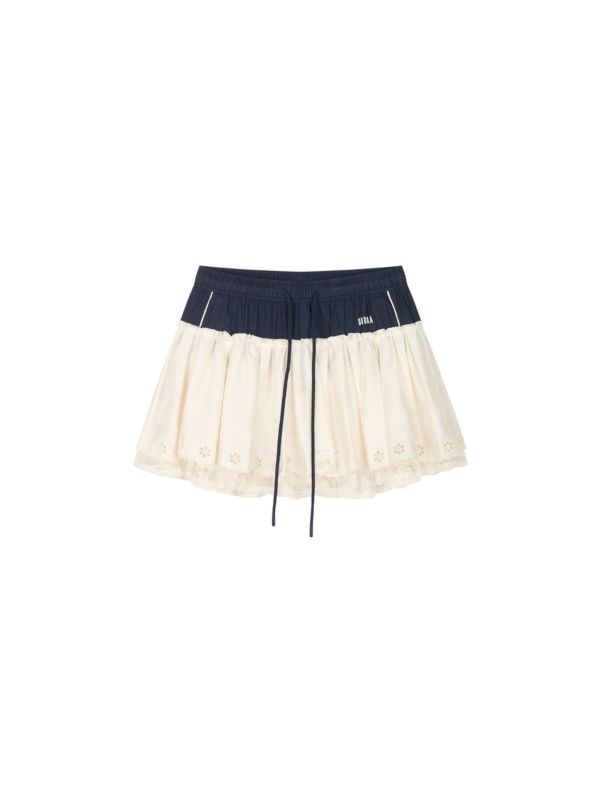 Patchwork mini skirt