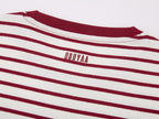 HUG bear print striped T-shirt