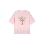 Rhinestone fountain angel T-shirt