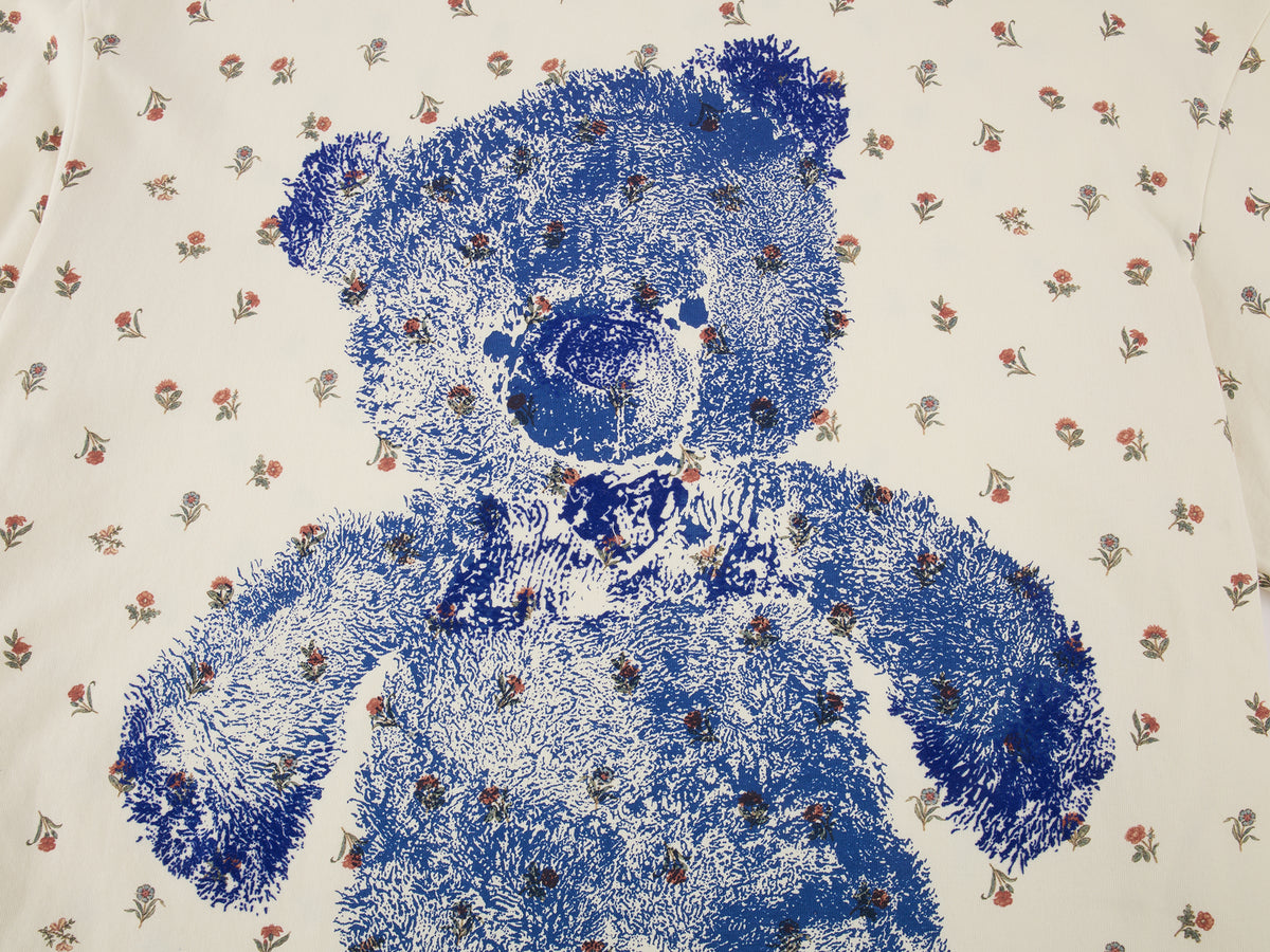 HUG bear print T-shirt dress